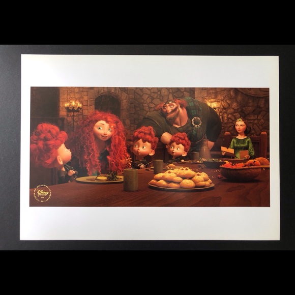 Collectible set of four prints from the Disney Pixar movie, Brave. - Picture 4 of 8